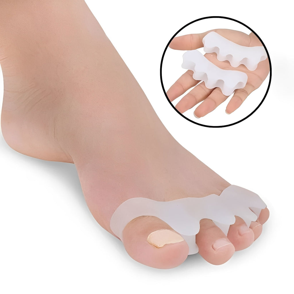 Adaptive Silicone Toe Brace with Dynamic Support Logic